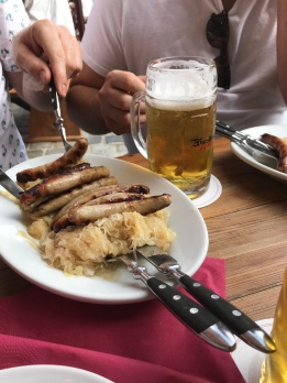Famous sausage of Regensburg