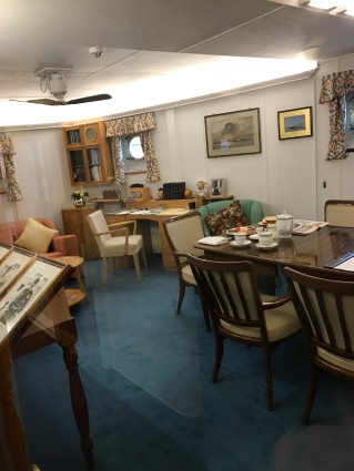 Captain's dining room