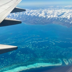 Flying over Belize